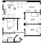 Apartment 4-room Zahorska Bystrica